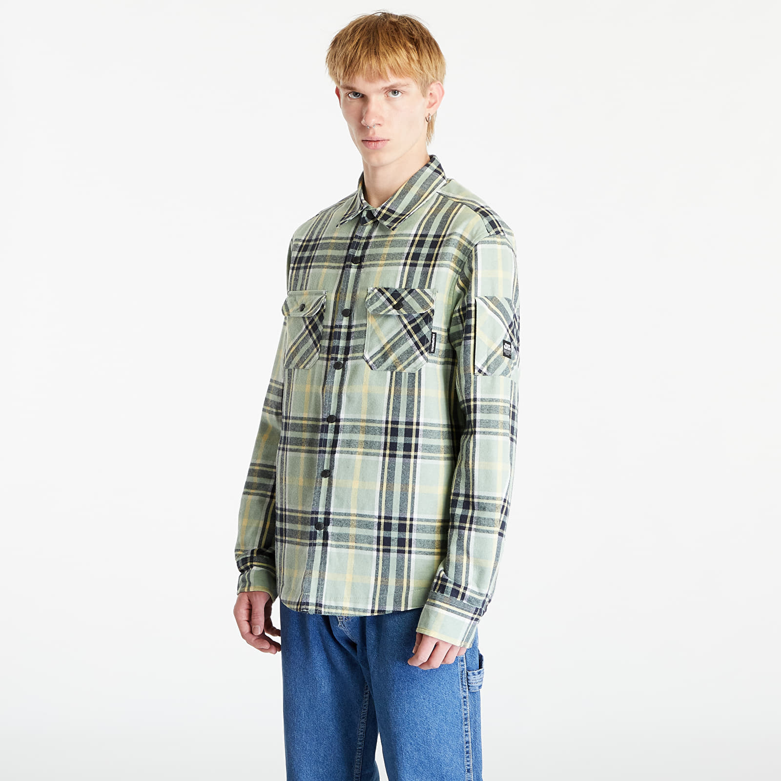 Overshirt Horsefeathers Dough Insulated Shirt Smoke Green