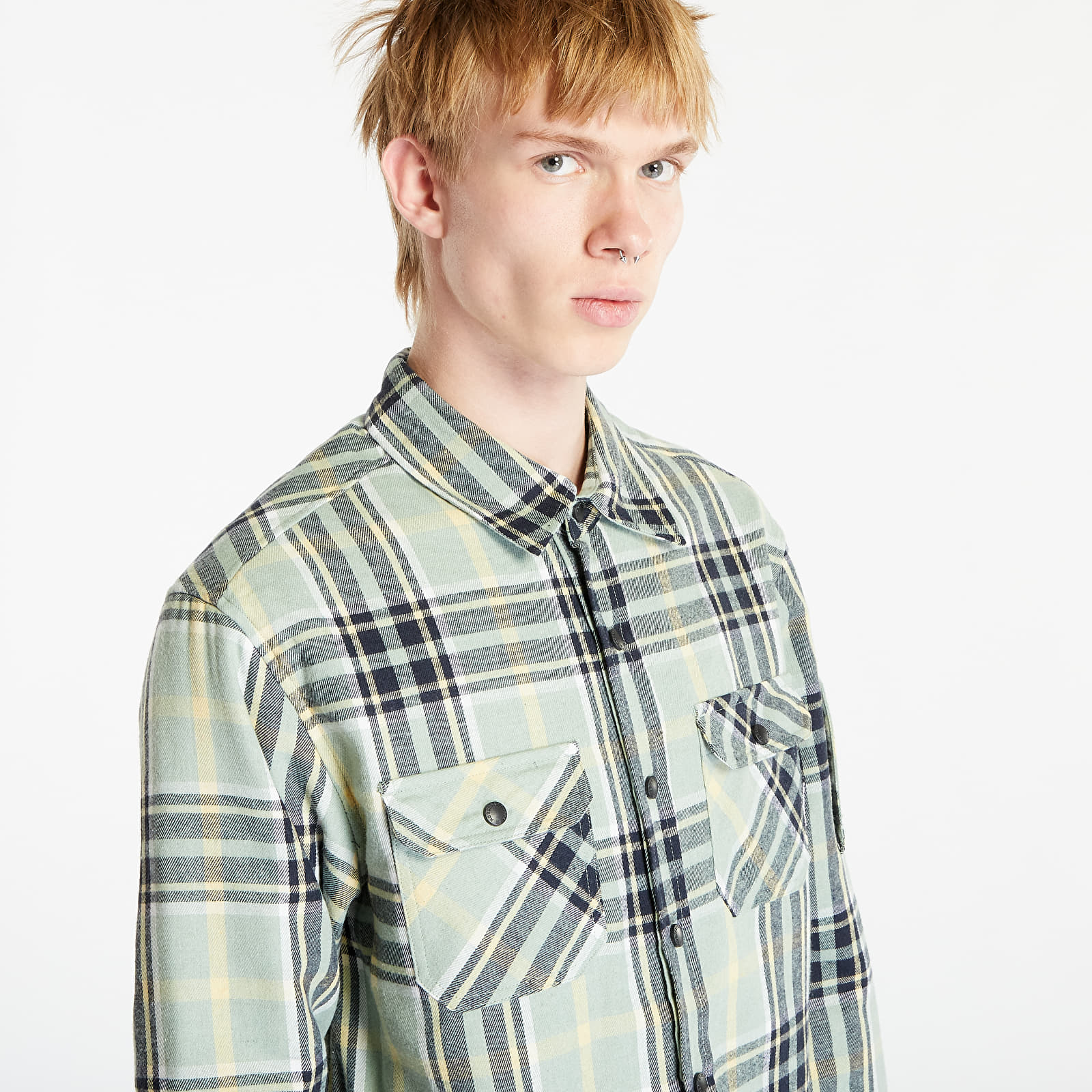Overshirt Horsefeathers Dough Insulated Shirt Smoke Green