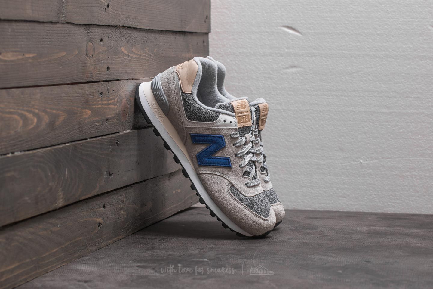 Chaussures et baskets homme New Balance 574 Grey/ Blue/ White