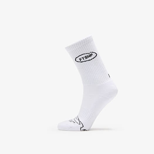 Footshop Basic Crew Socks 1-Pack White