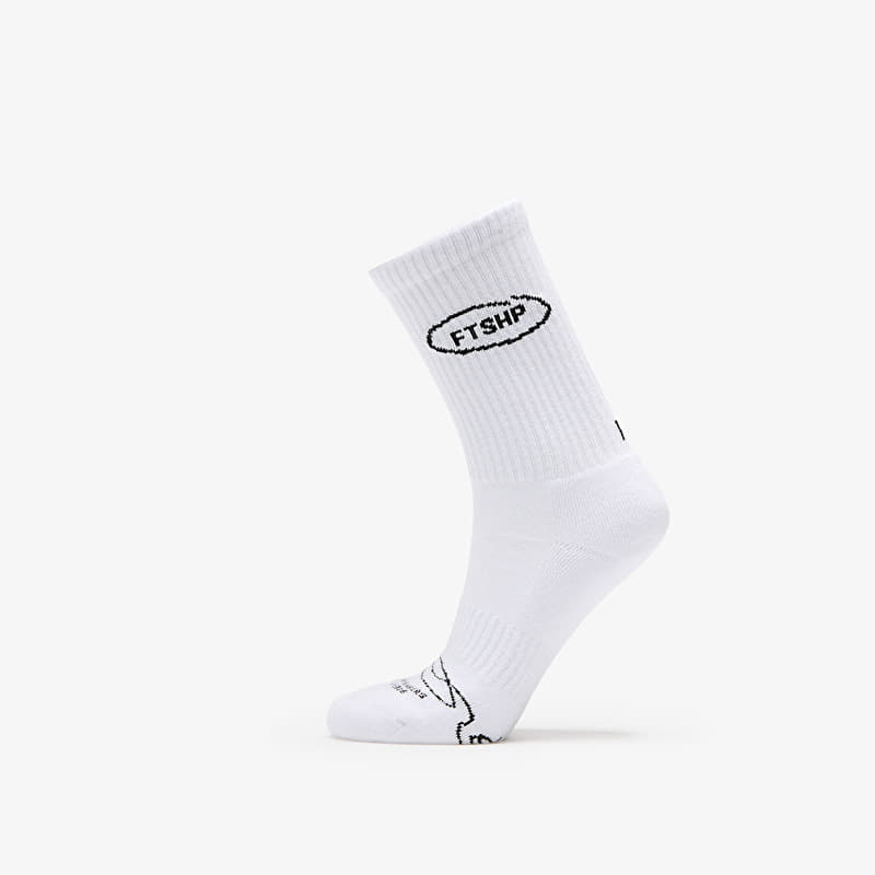 Footshop Basic Crew Socks 1-Pack White