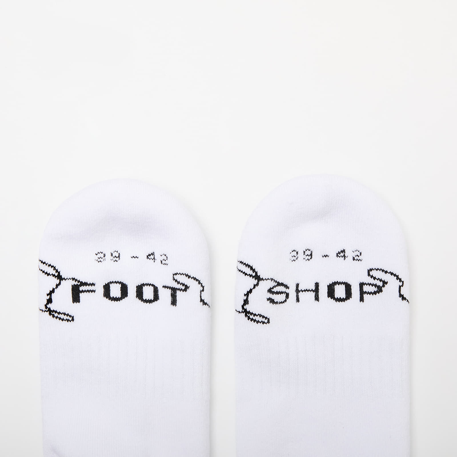 Socken Footshop Basic Crew Socks 1-Pack White