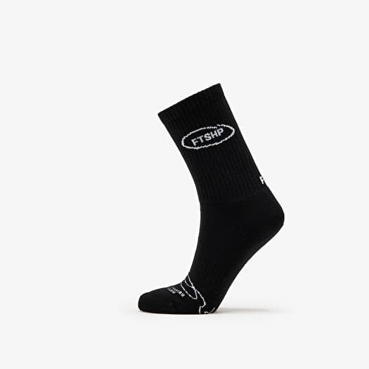 Footshop Basic Crew Socks 1-Pack Black