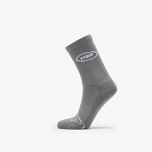 Footshop Basic Crew Socks 1-Pack Grey