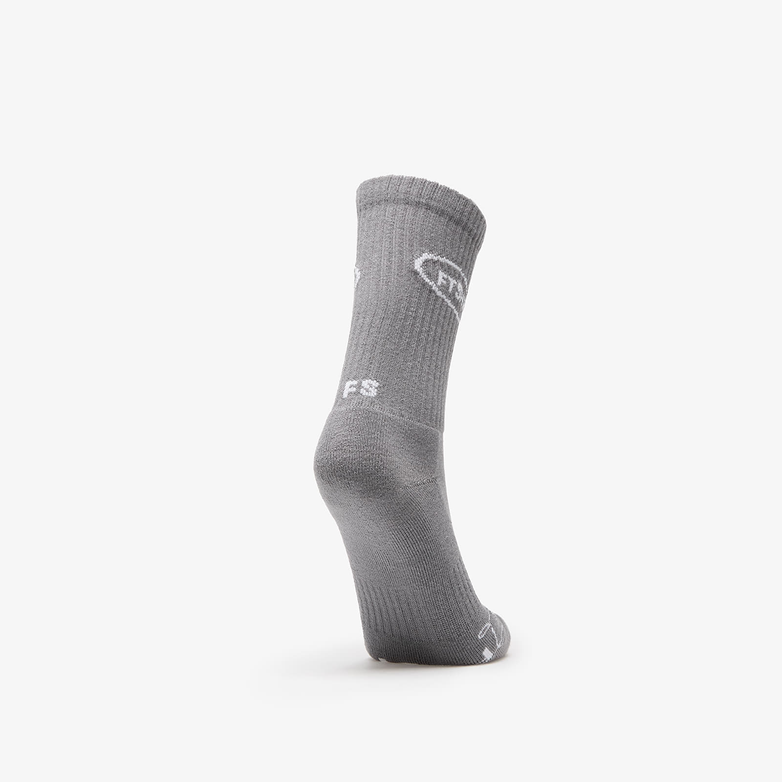 Ponožky Footshop Basic Crew Socks 1-Pack Grey