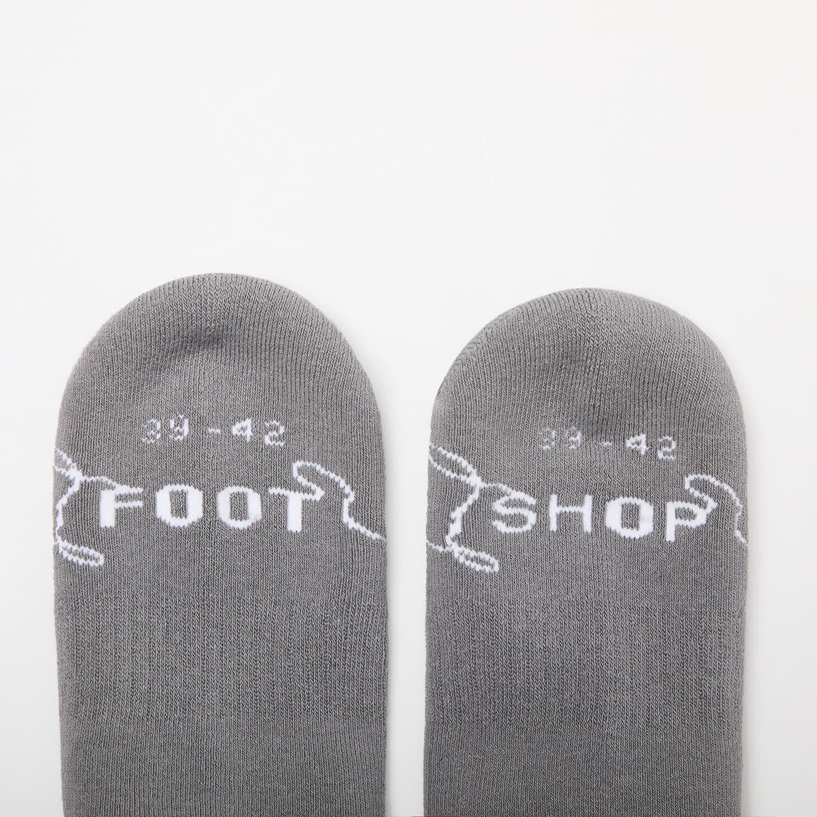 Ponožky Footshop Basic Crew Socks 1-Pack Grey
