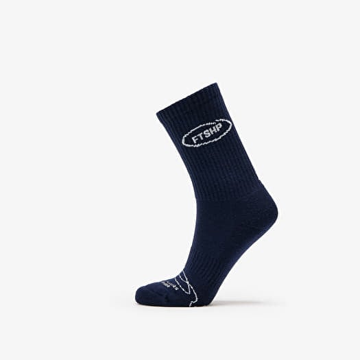 Footshop Basic Crew Socks 1-Pack Navy