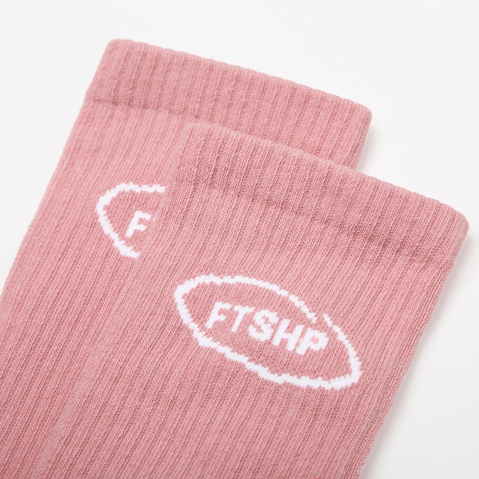 Socks Footshop Basic Crew Socks 1-Pack Pink