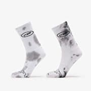 Footshop Basic Crew Socks 2-Pack Tie Dey Bw