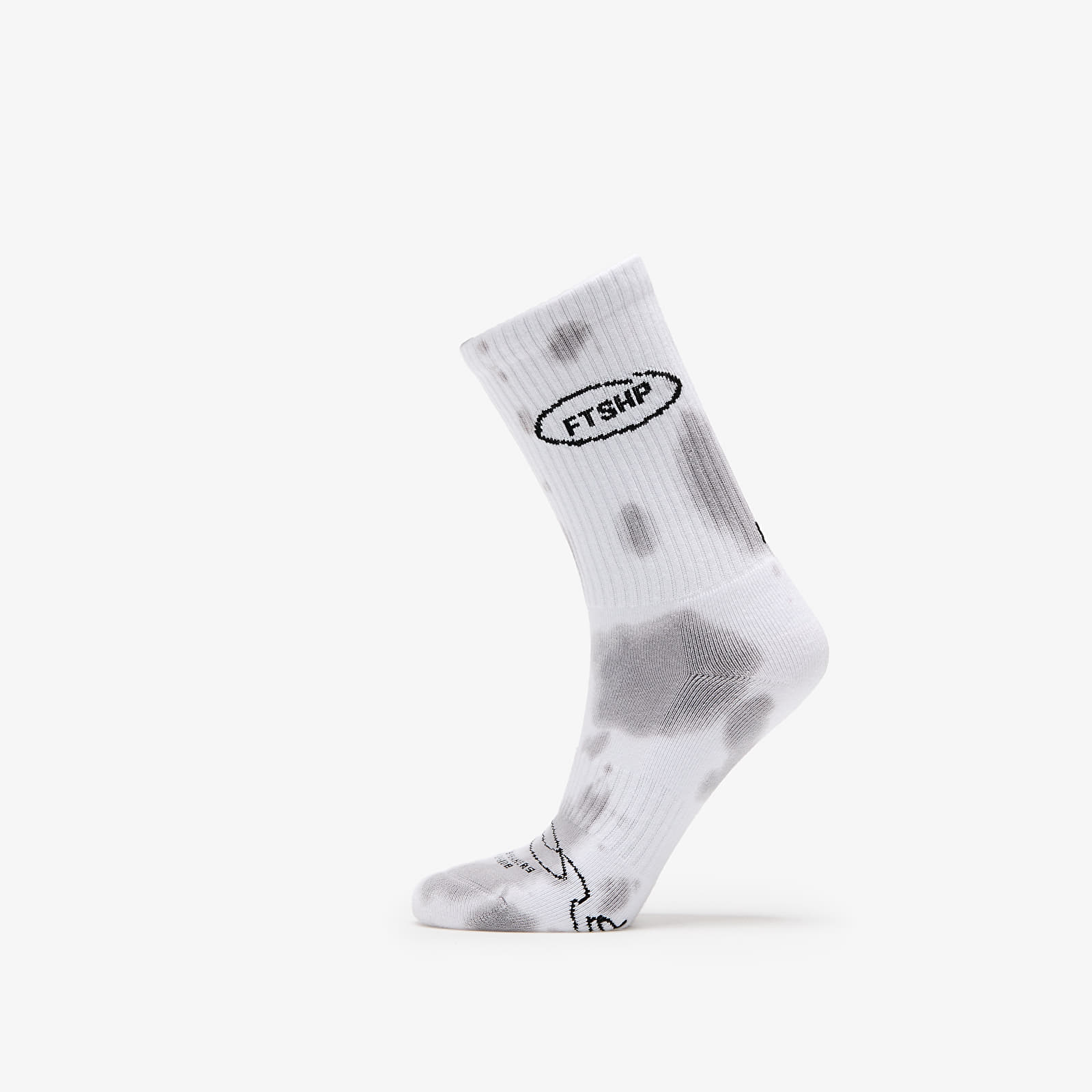 Skarpetki Footshop Basic Crew Socks 2-Pack Tie Dey Bw