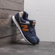 Men s shoes New Balance 574 Blue Orange White Footshop