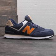Men s shoes New Balance 574 Blue Orange White Footshop