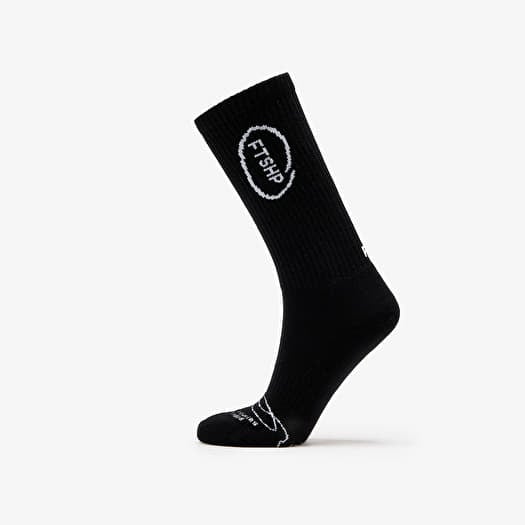 Footshop High Crew Socks 1-Pack Black