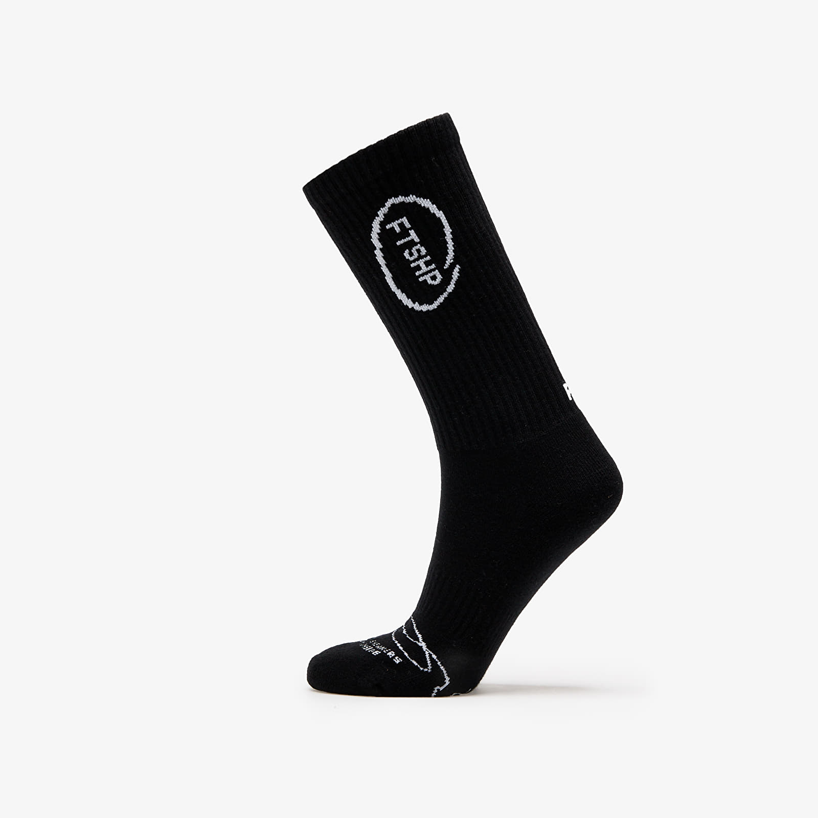 Socks Footshop High Crew Socks 1-Pack Black