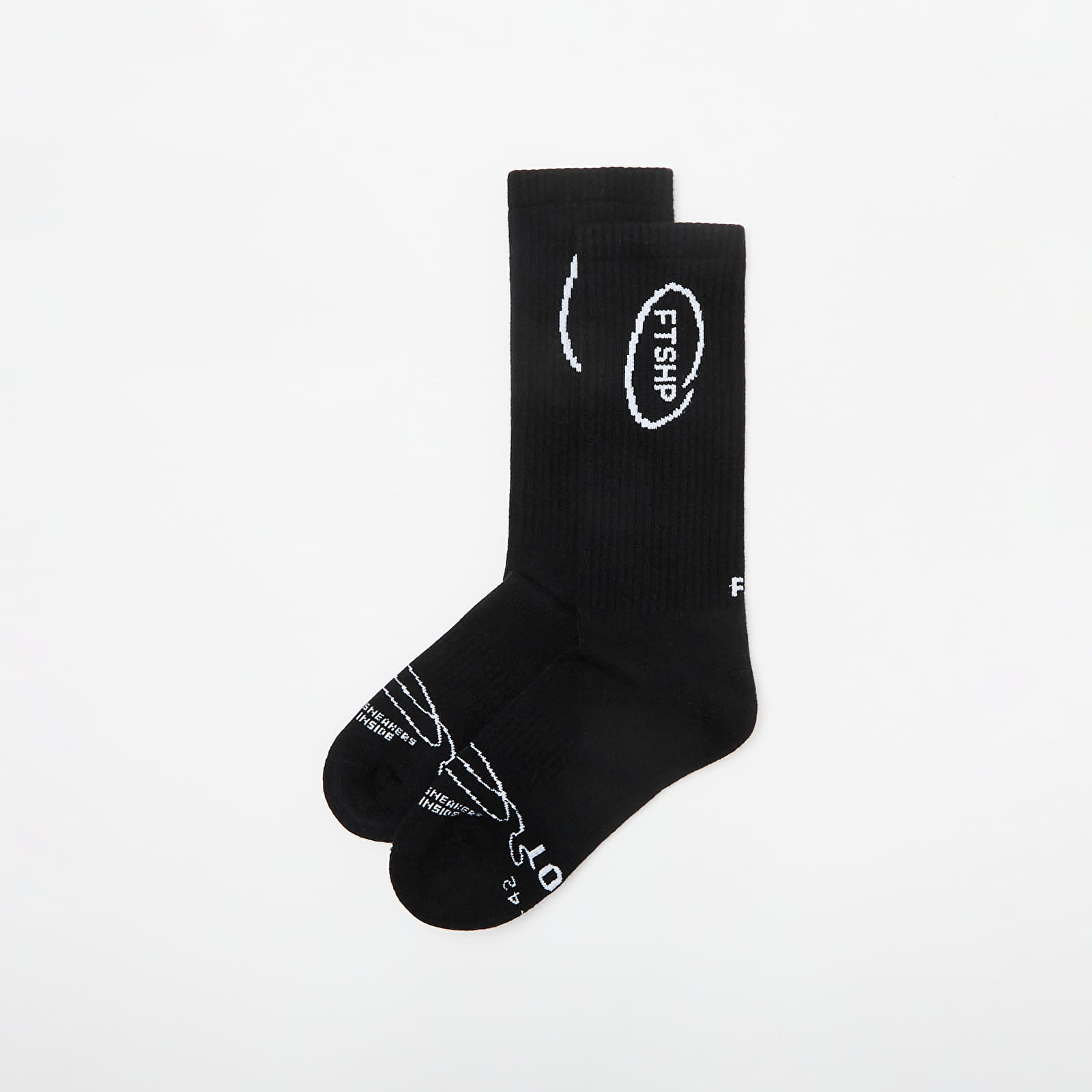 Socks Footshop High Crew Socks 1-Pack Black