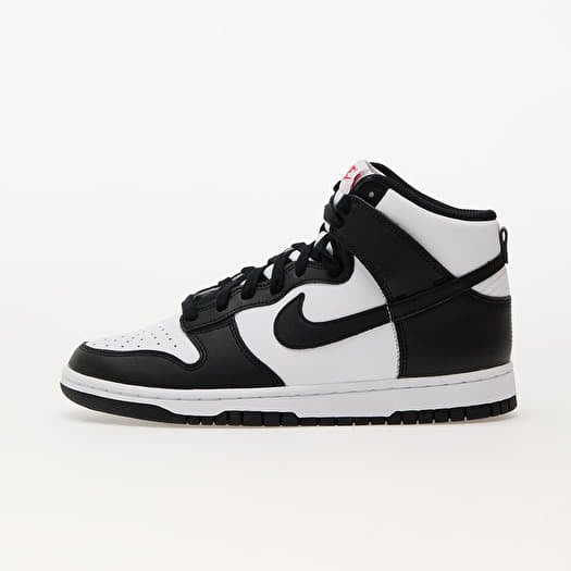Women s shoes Nike W Dunk High Panda White Black University Red Footshop