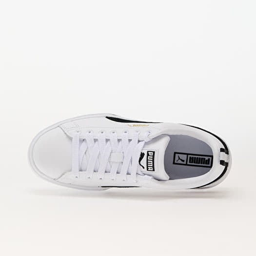 Womens puma white leather sneakers cheap
