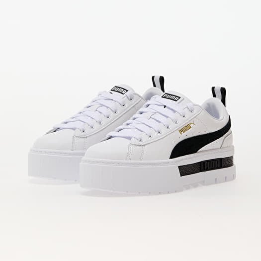 Puma platform white and black on sale