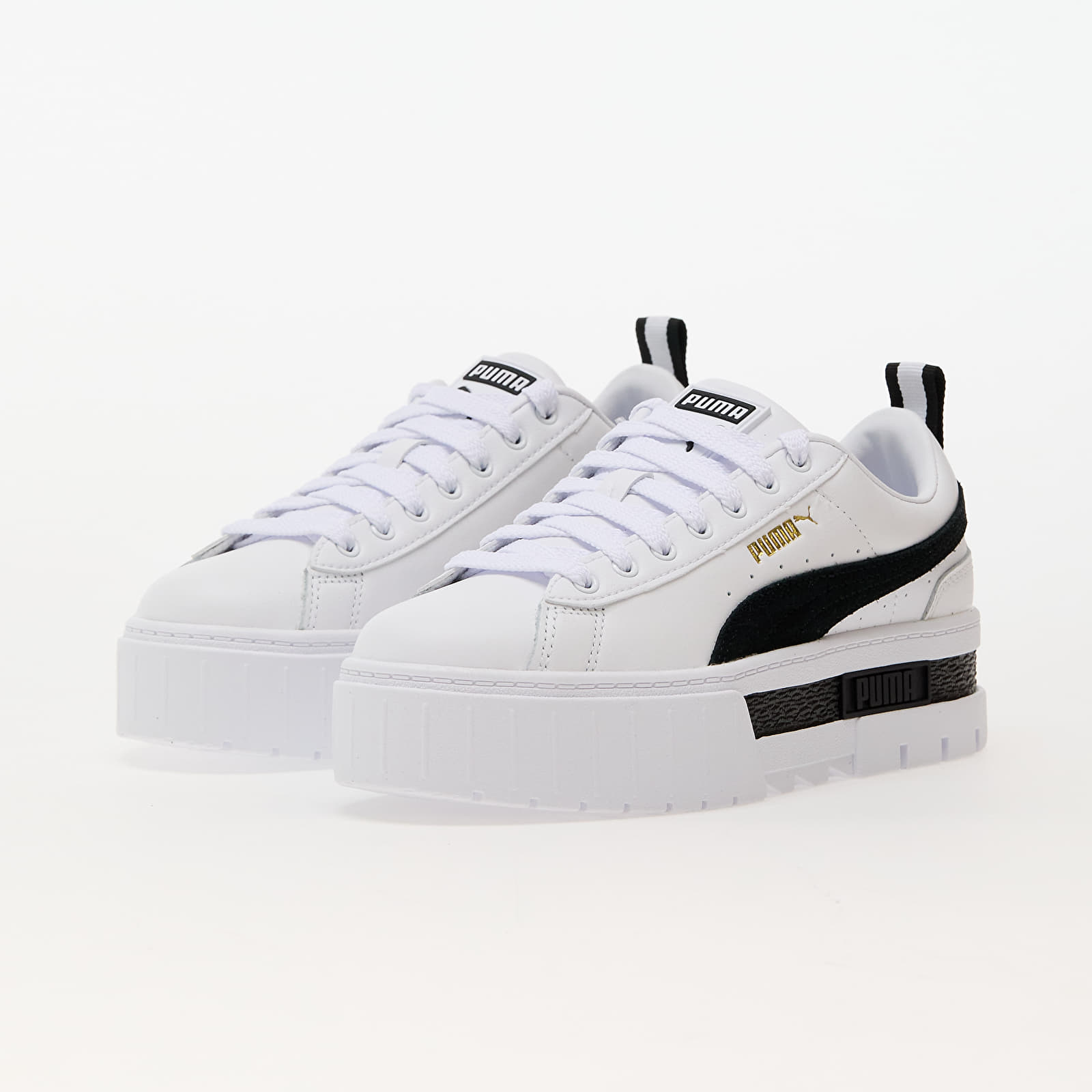 Zapatillas mujer Puma Mayze Leather Wn's Puma White-Puma Black
