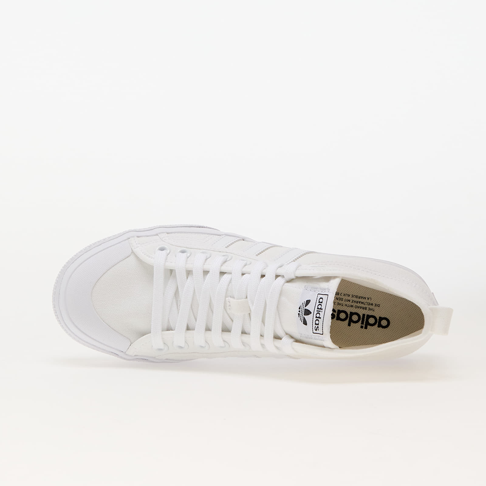 Zapatillas mujer adidas Nizza W Platform Mid Ftw White/ Ftw White/ Ftw White