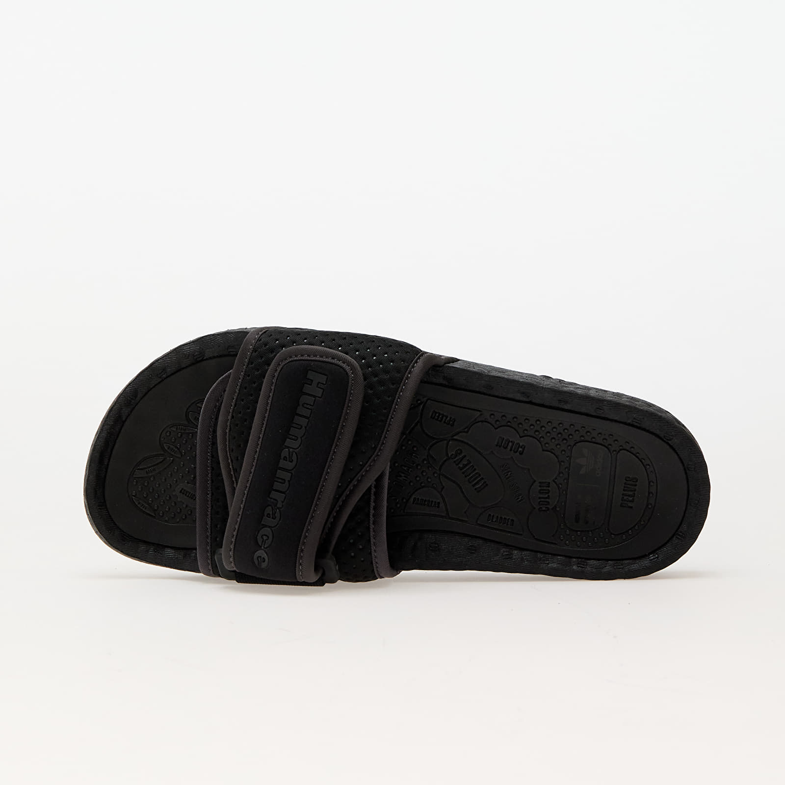 Încălțăminte și sneakerși pentru bărbați adidas x Pharrell Williams Chancletas Hu Core Black/ Utility Black/ Core Black