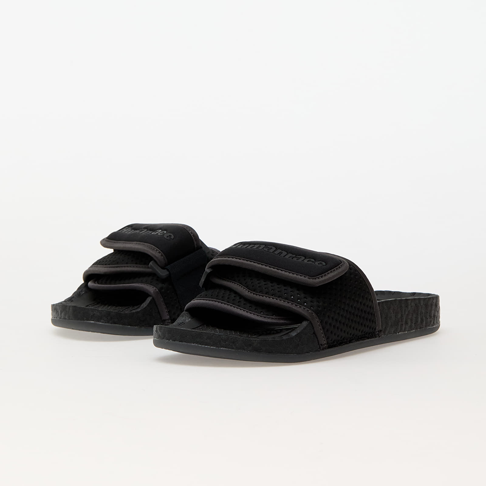 Încălțăminte și sneakerși pentru bărbați adidas x Pharrell Williams Chancletas Hu Core Black/ Utility Black/ Core Black