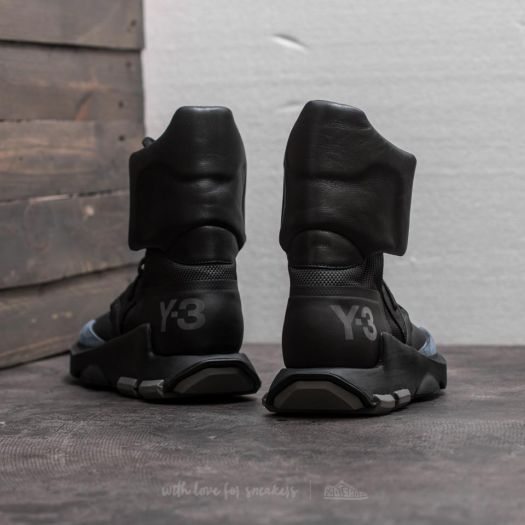 Men s shoes Y 3 Noci High Core Black Silver Silver Footshop