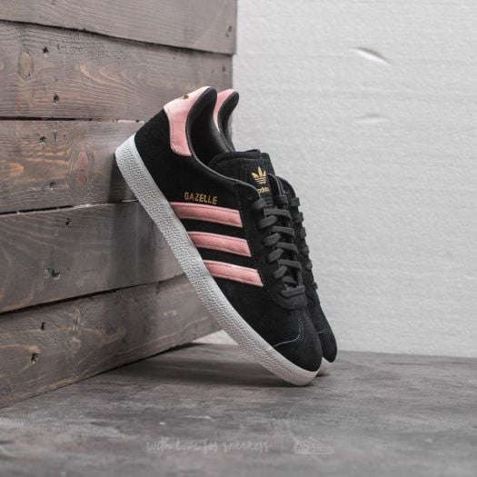adidas Gazelle W Core Black Raw Pink Gold Foil Footshop