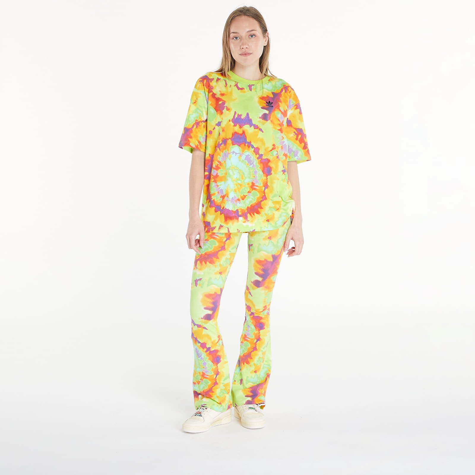 Leggings adidas Tie-Dyed Flared Pant Yellow/ Multicolor