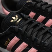 Women's shoes adidas Gazelle W Core Black/ Raw Pink/ Gold Foil | Footshop