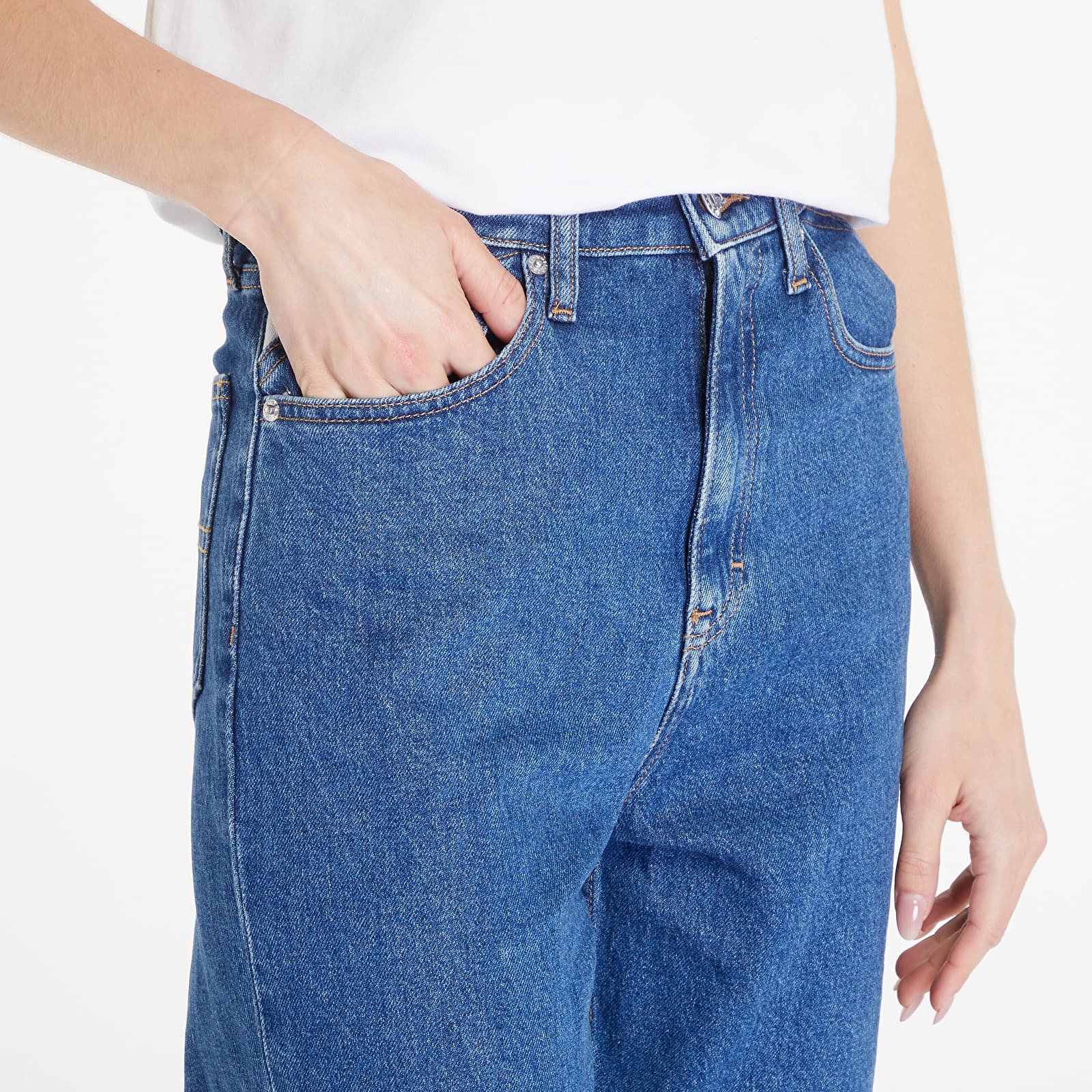 Jeans Tommy Jeans Mom Jean Ultra High Tapered Flag Denim Medium