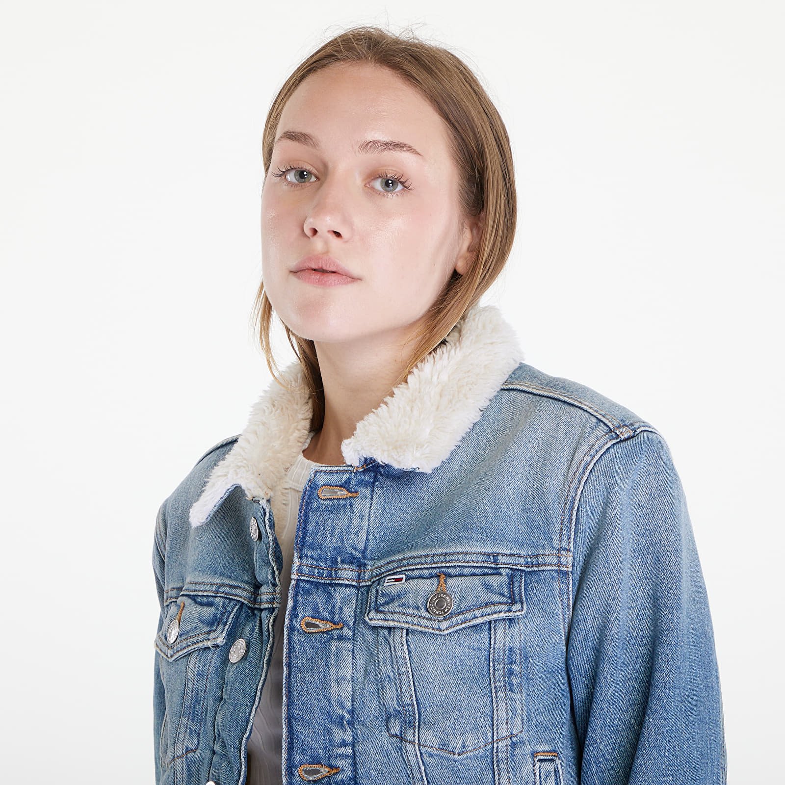 Dzsekik Tommy Jeans Izzie Slm Jacket Ted Denim