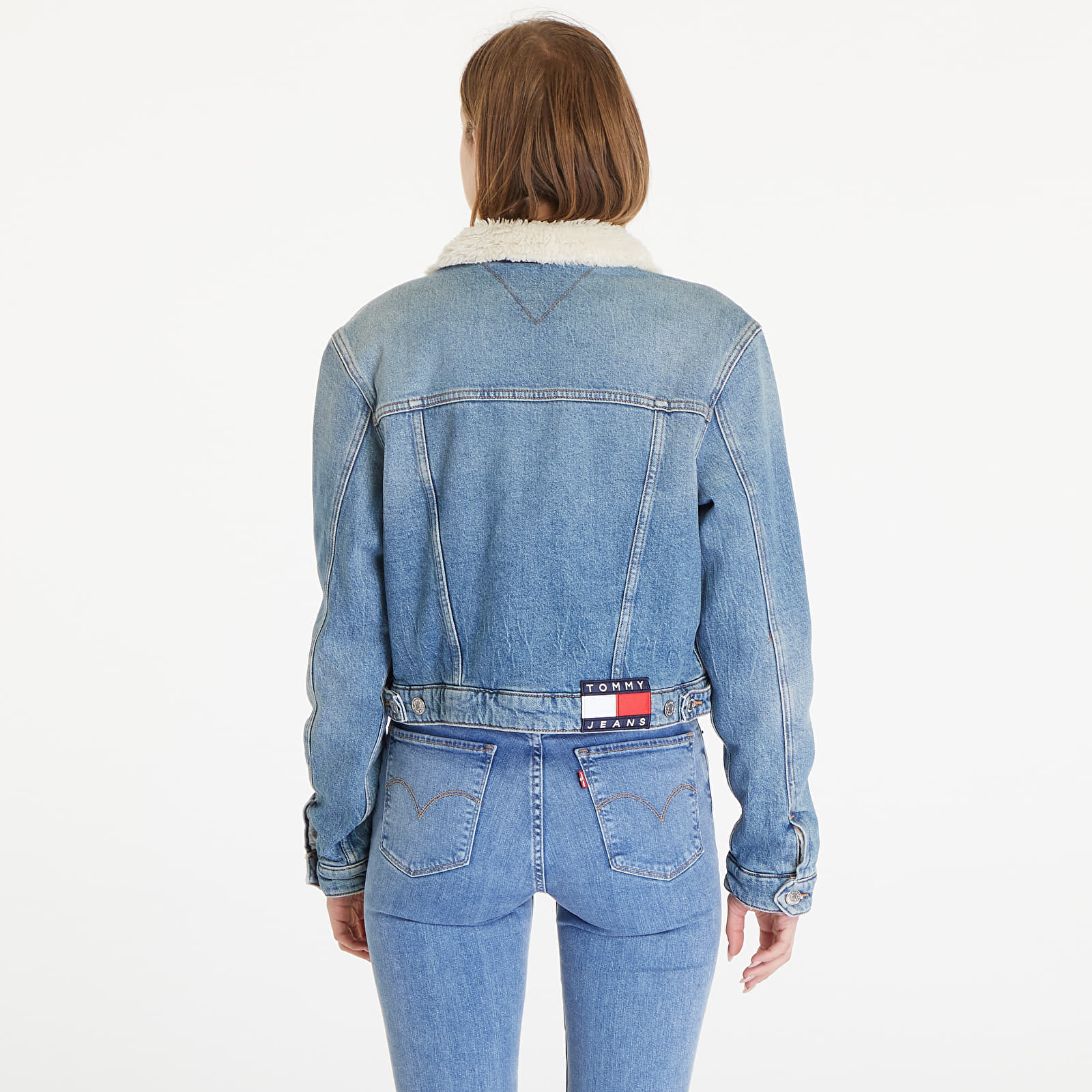 Dzsekik Tommy Jeans Izzie Slm Jacket Ted Denim