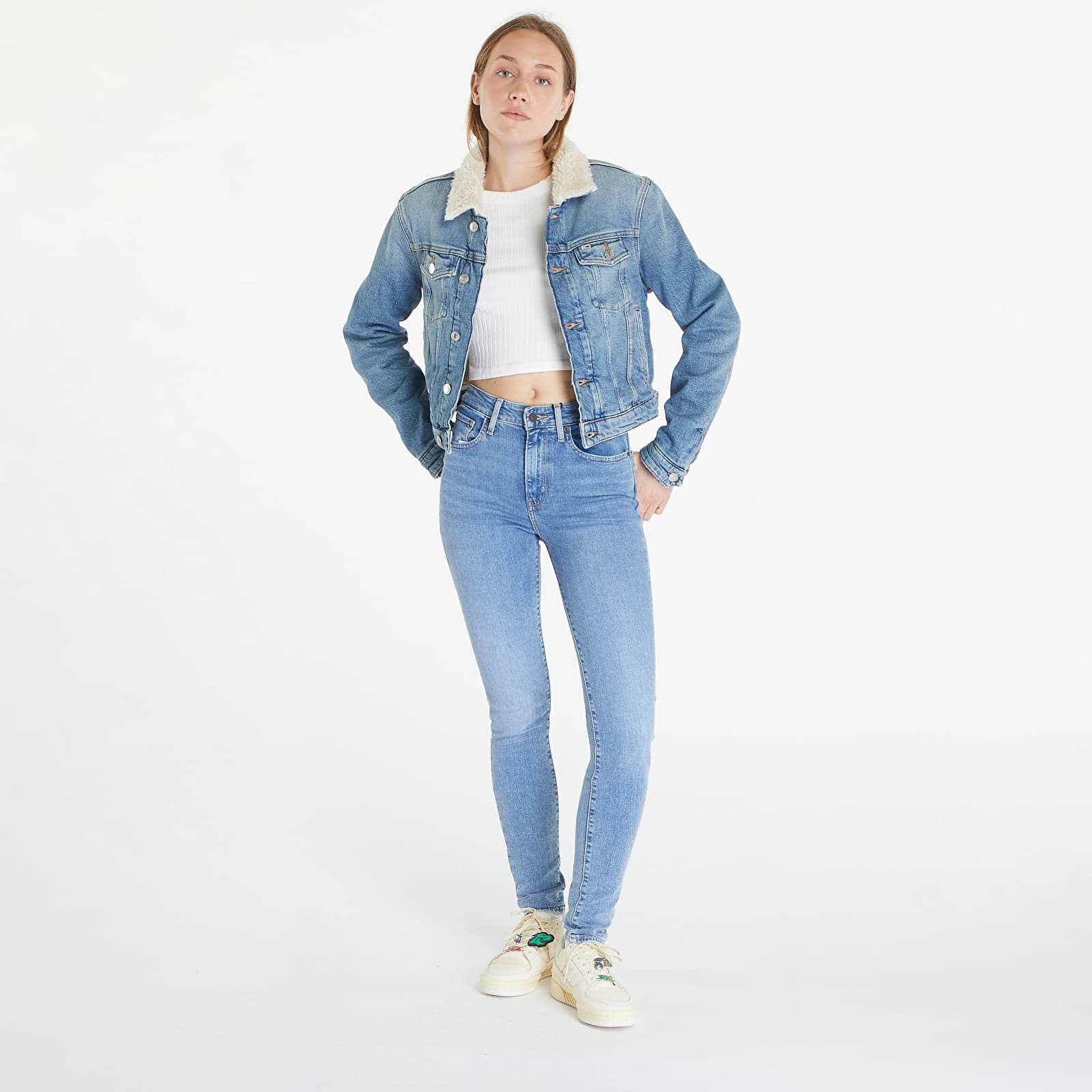 Dzsekik Tommy Jeans Izzie Slm Jacket Ted Denim