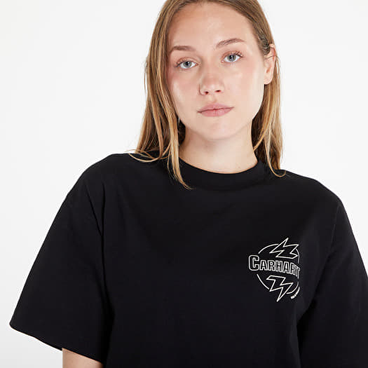 T-shirts Carhartt WIP S/S Ablaze T-Shirt UNISEX Black/ Wax