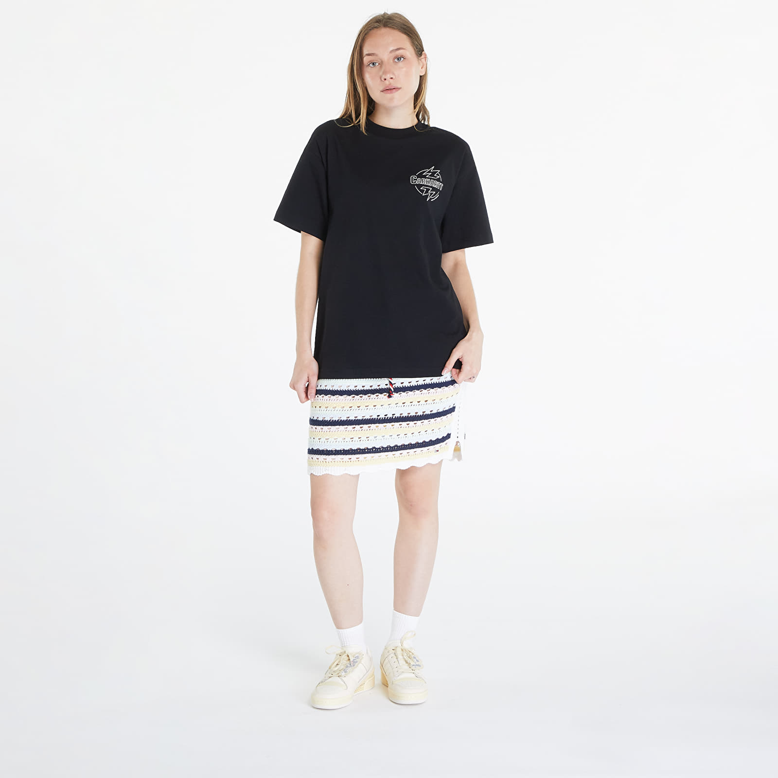 Pólók Carhartt WIP S/S Ablaze T-Shirt UNISEX Black/ Wax
