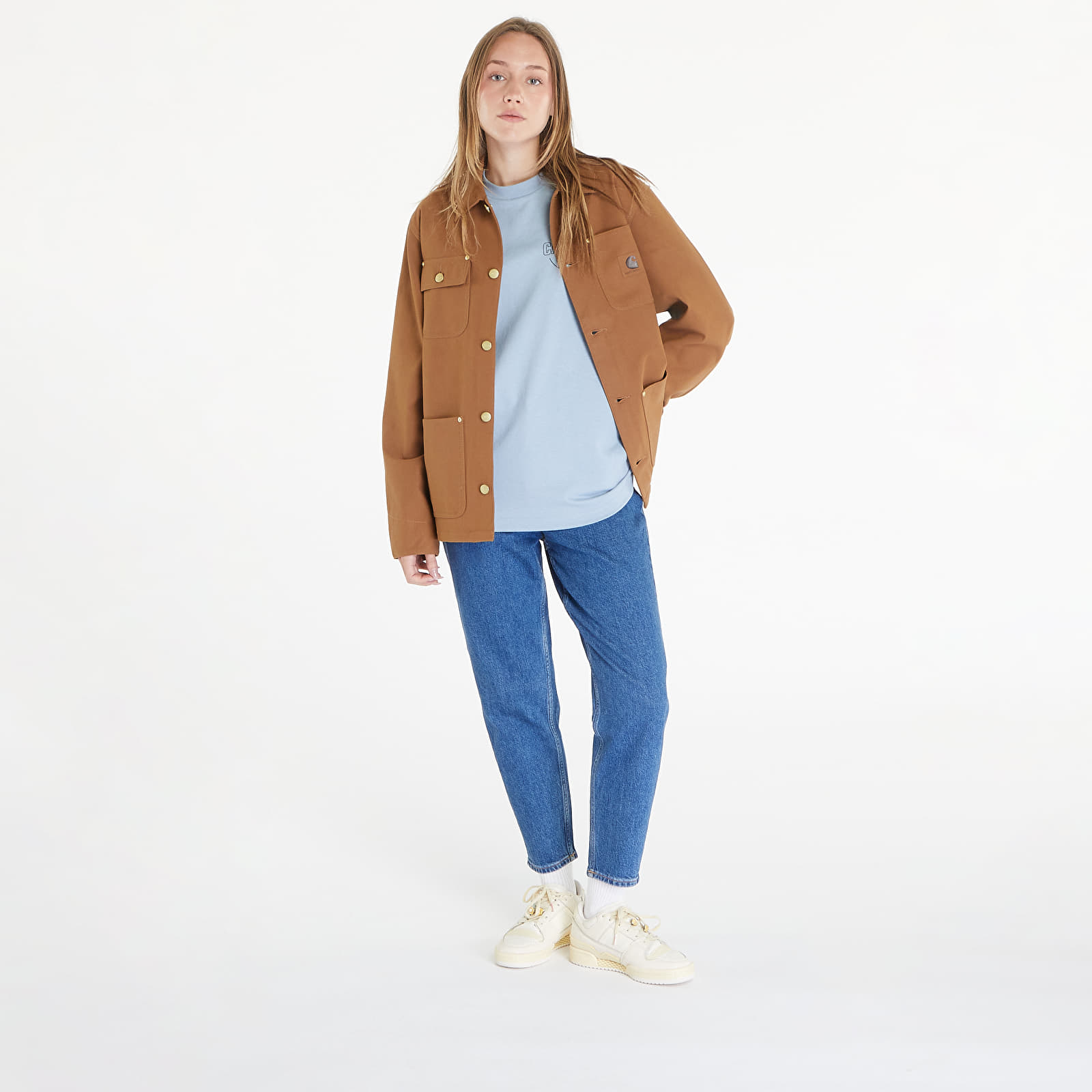Geci Carhartt WIP Suede Michigan Coat UNISEX Hamilton Brown