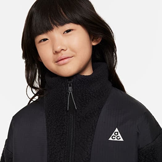 Kids jackets Nike Sportswear ACG Big Kids Loose Full Zip Jacket Black Black Black Summit White Footshop