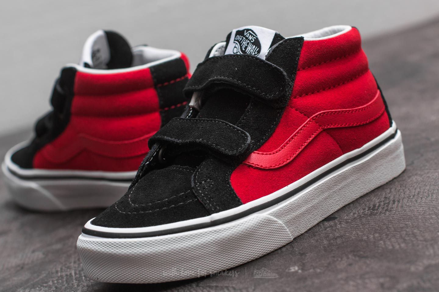Kids sneakers and shoes Vans SK8 Mid Reissue 2 Tone Black
