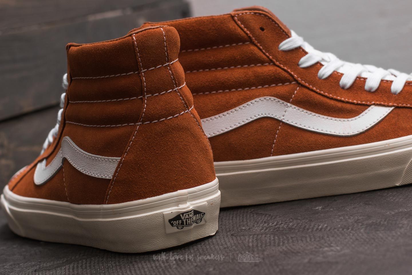 Vans sk8 hi glazed ginger on sale