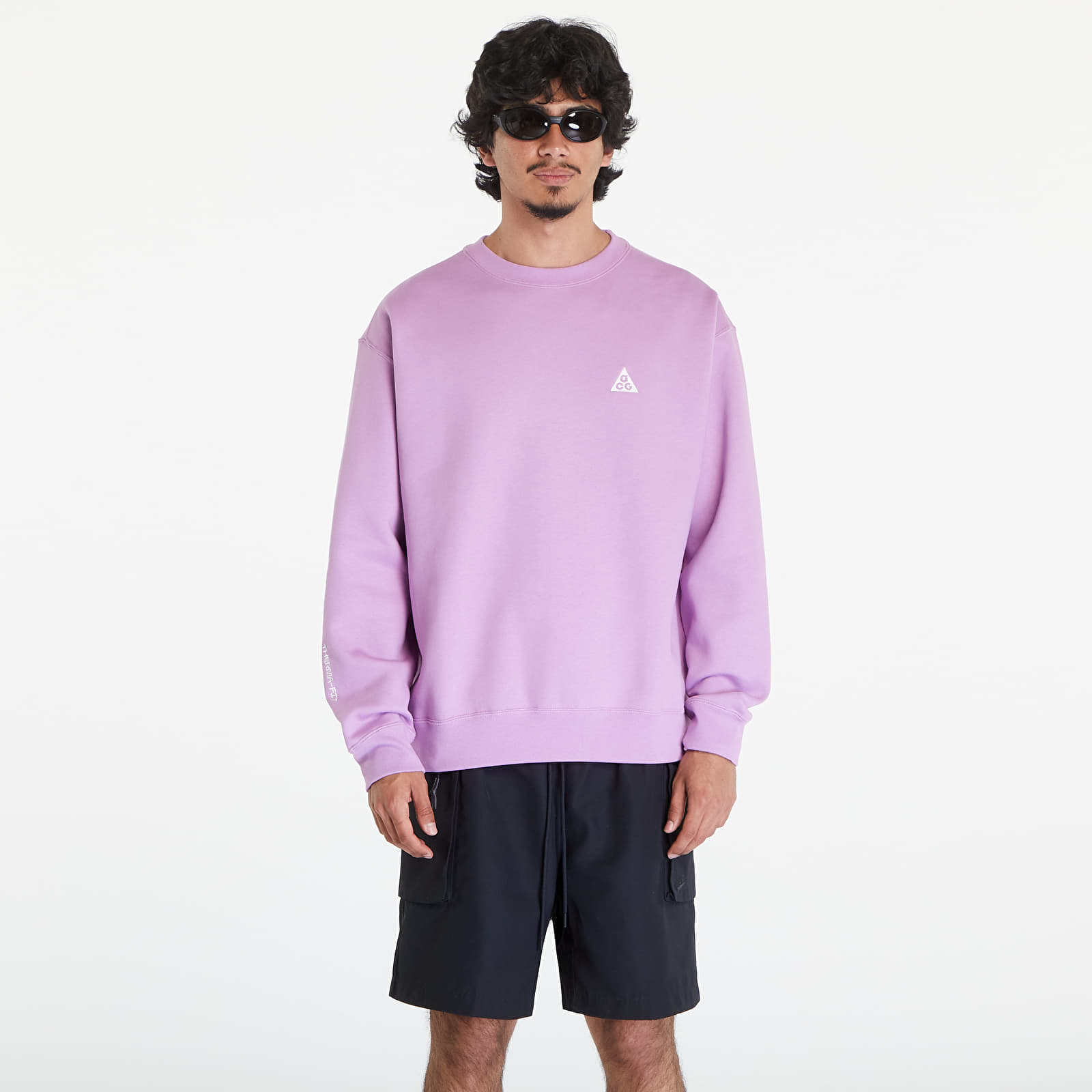 Hoodies and sweatshirts  Nike ACG Therma-FIT Fleece Crew Rush Fuchsia/ Summit White