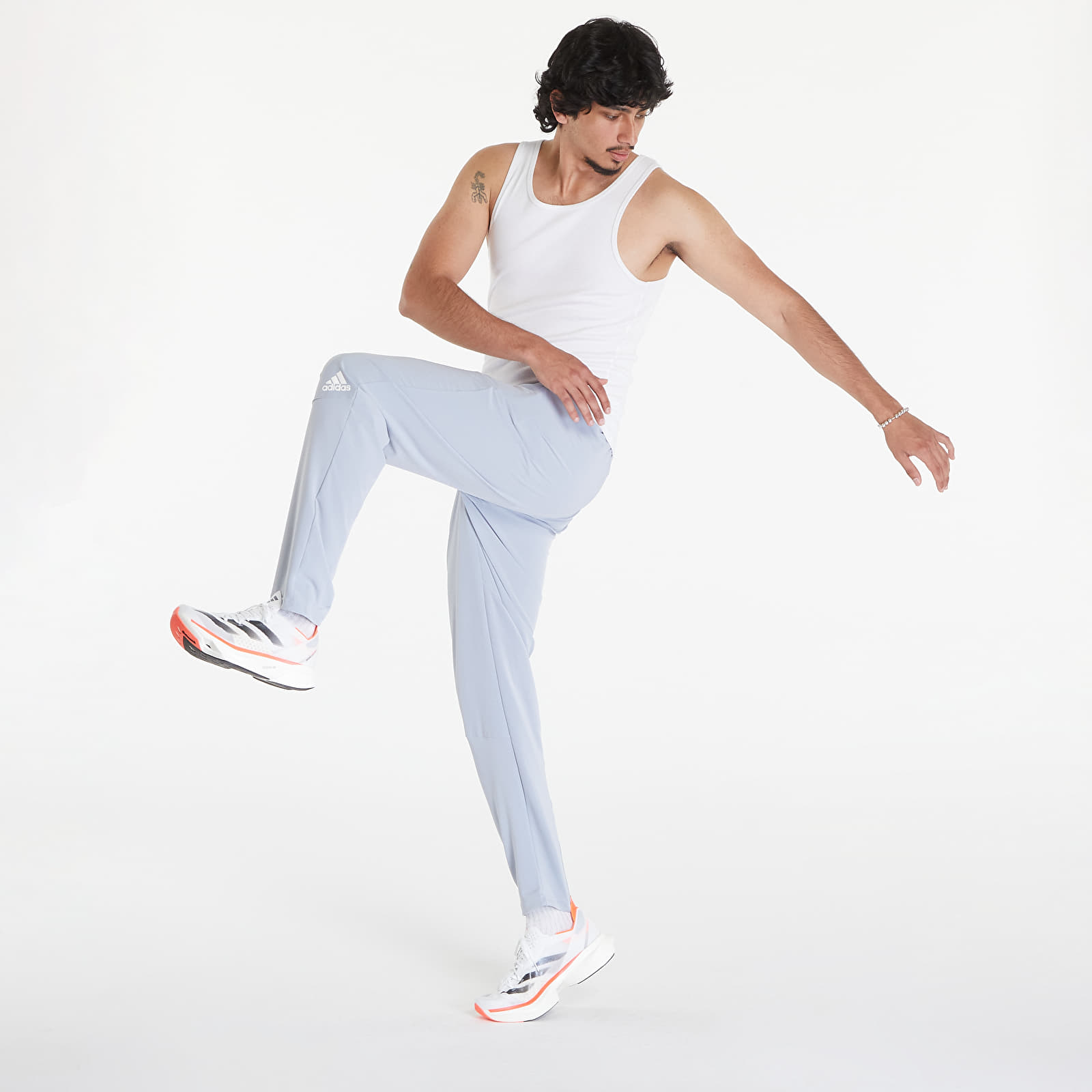 Grey adidas training pants store