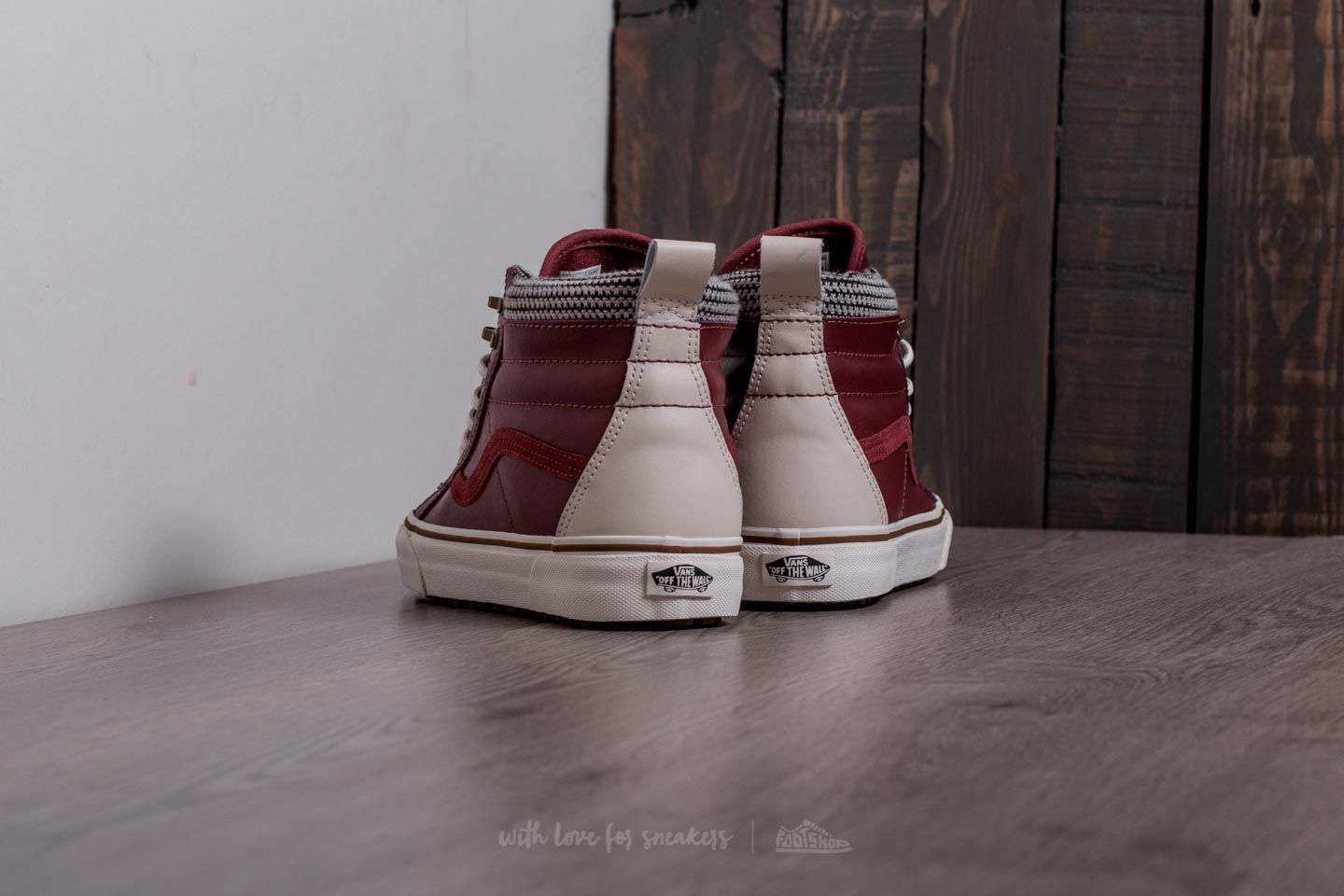 Men s shoes Vans SK8 Hi MTE Sable Marshmallow Footshop