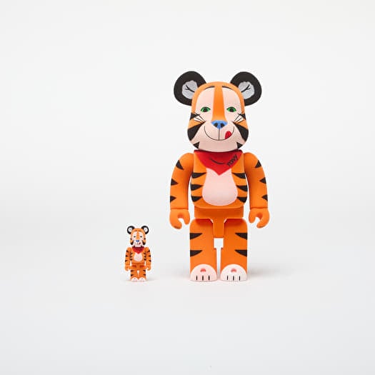 MEDICOM TOY - TONY THE TIGER FLOCKY 100％ &amp; 400％ Medicom Toy Be@rbrick Tony The Tiger Vintage Flocky Ver. 100