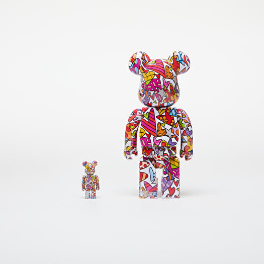 MEDICOM TOY BE@RBRICK ROMERO BRITTO HEART 100％ & 400