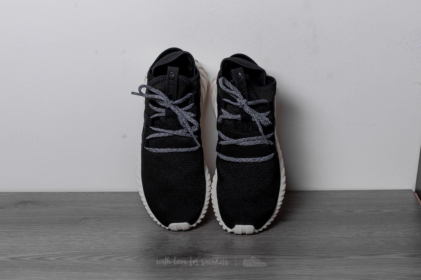 Adidas originals tubular top dawn leather-trimmed mesh sneakers