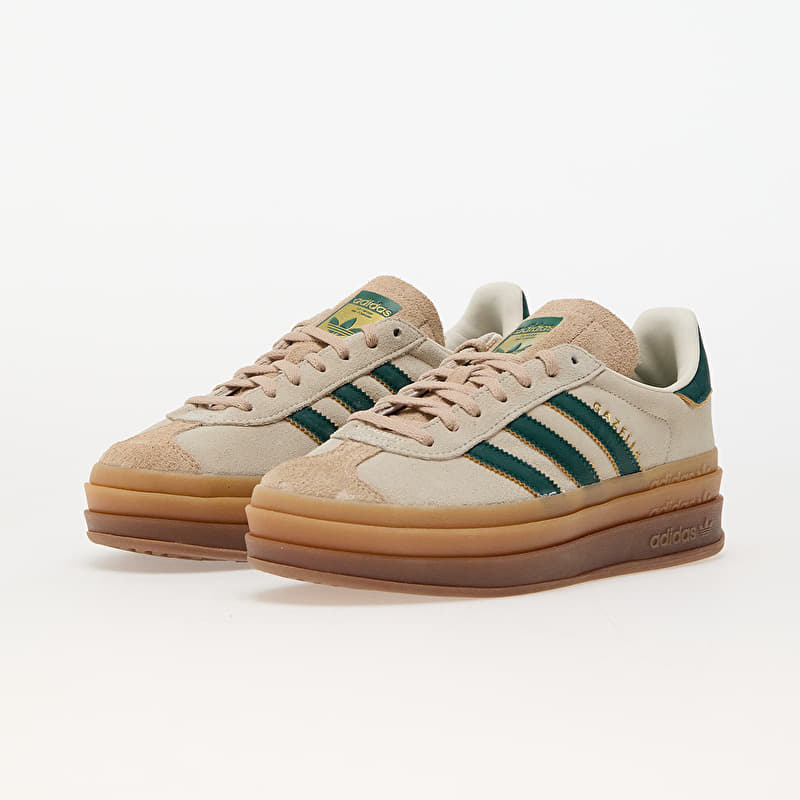 Women's shoes adidas Gazelle Bold W Core White/ Collegiate Green