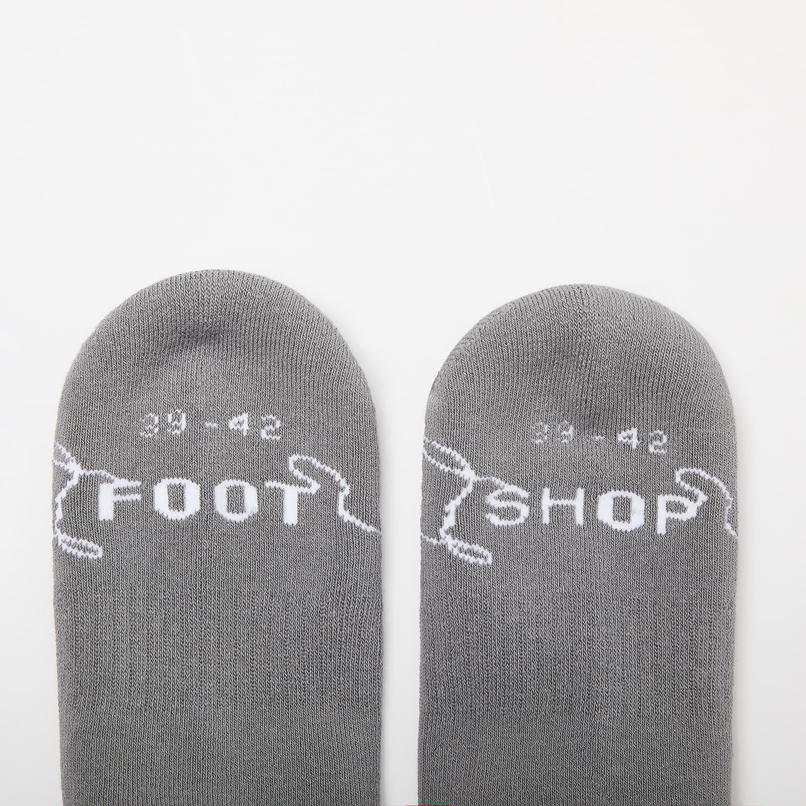 Socken Footshop Basic Crew Socks 3-Pack Grey