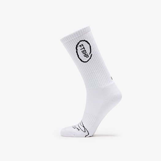 Footshop High Crew Socks White