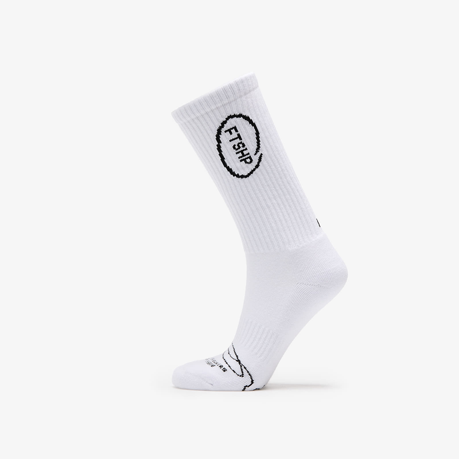 Socks Footshop High Crew Socks White